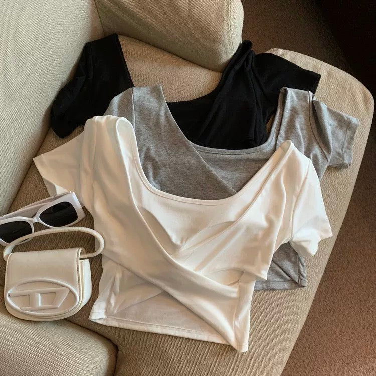 Austin Built-In Bra Crop Top